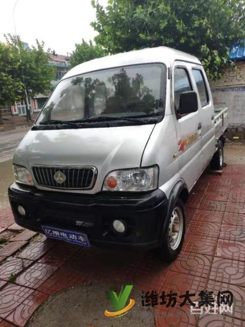 電動(dòng)雙排四輪貨車四輪油電兩用的，轉(zhuǎn)讓