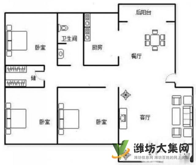 萬達對面中央麗景多層二樓精裝修無稅