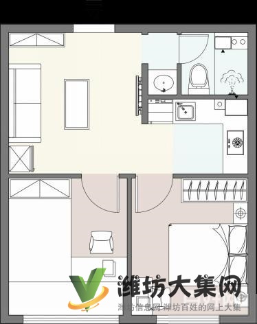 陽(yáng)光100南向52平方公寓 只要 44萬(wàn) 有證 過(guò)