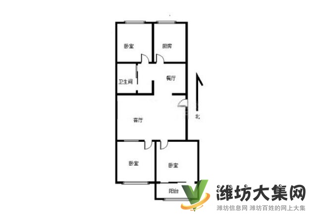 金都時(shí)代新城105平3室精裝 客廳有窗戶 東鄰虞河