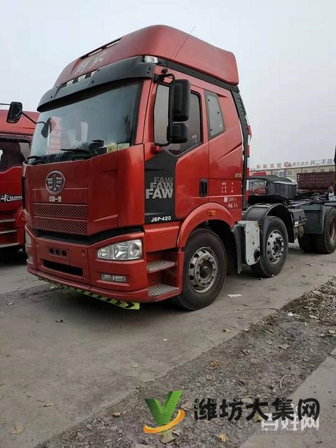 轉(zhuǎn)讓15年二手解放牽引車國(guó)4雙導(dǎo)單驅(qū)420馬力