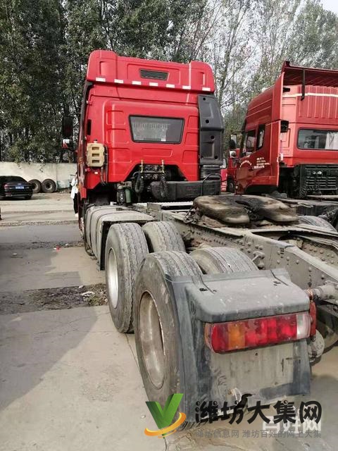 出售18年二手解放J6p牽引車領(lǐng)航版 460馬力