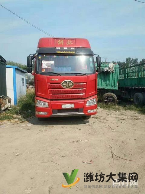 18年6月二手解放J6p牽引車(chē) 500馬力雙驅(qū)輕體