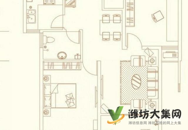 15樓 玫瑰熙園 虞河觀景 89平2居室明廳溫馨兩