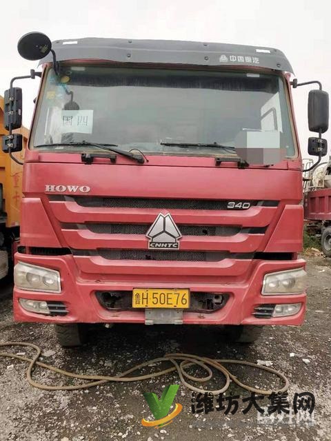 低價轉(zhuǎn)讓二手豪沃自卸車，大箱5.6米，國四后八輪，