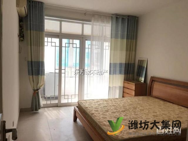 萬達(dá)濰坊中學(xué)近中央麗景精裝全齊兩室拎包入住可陪讀