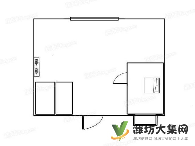 萬達(dá) 金都時(shí)代新城近 1室1廳1衛(wèi) 全套家具家電 拎包入住