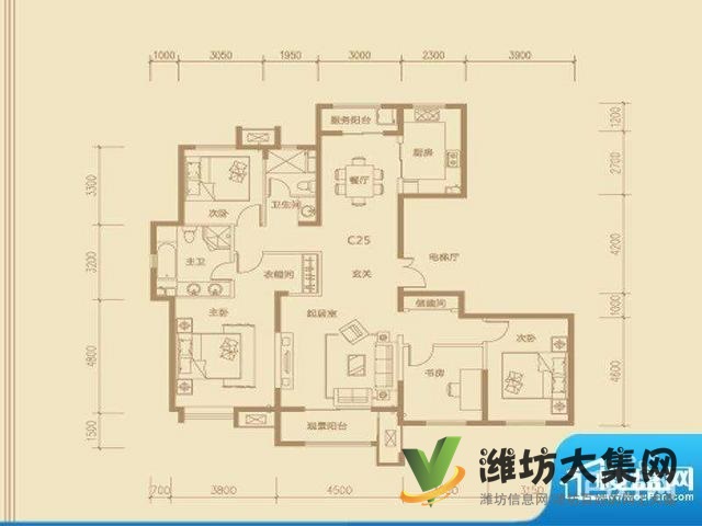 東風(fēng)街上城佳樂家近好樓層143平3室H戶型毛坯帶車