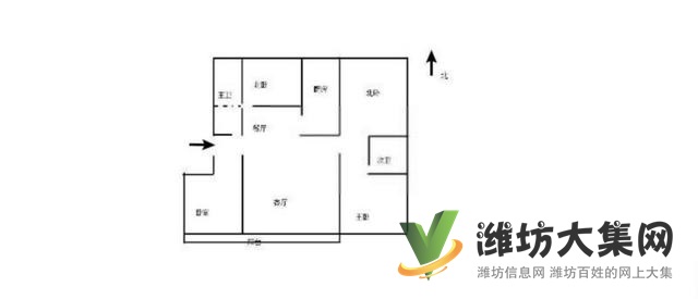 濰城區(qū)政府單位房一樓179平帶100平大院子毛坯3