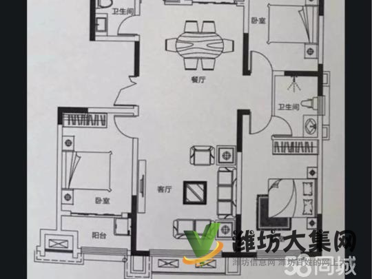 恒信金隅園4室2廳2衛(wèi)