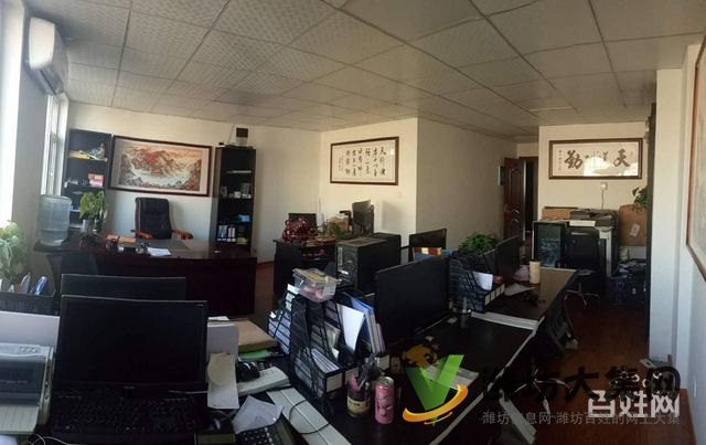 {快租免費(fèi)尋址}奎文金寶街好位置精裝寫字樓出租