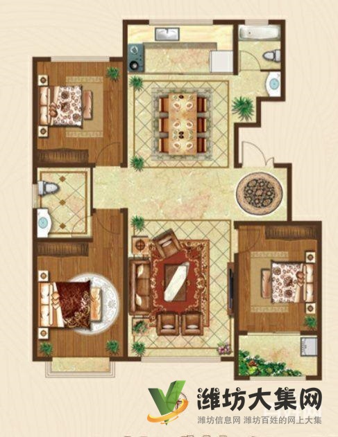 青云國(guó)際城，3室2廳2衛(wèi)大H戶型，房主急售急售