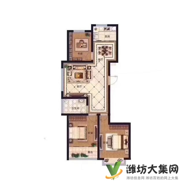 7000多點 現(xiàn)房 多層電梯洋房 標(biāo)三 濰城核心地