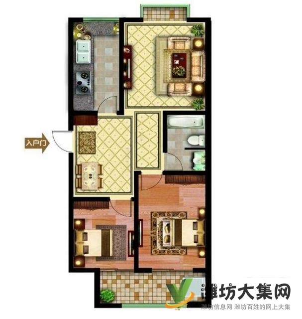 市府廣場旁 南北通透雙陽臺(tái) 精裝未住 僅85萬