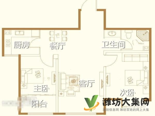 外國語學(xué)校近汽車北站 怡景華庭 精裝兩室 采光好