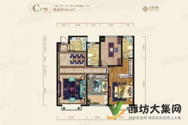 恒信無虛假高新區(qū)東風(fēng)街濰坊學(xué)院金馬怡園旁團購房H戶