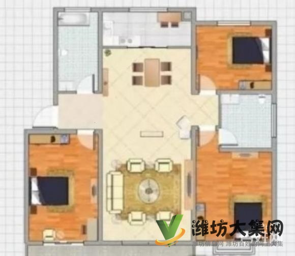 商業(yè)街近 貴人蝶苑 好樓層120平 H戶型 540