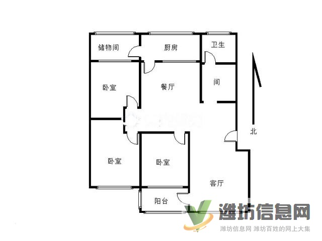 白浪河畔 農(nóng)行單位房 多層精裝128平實(shí)際面積135平方以上