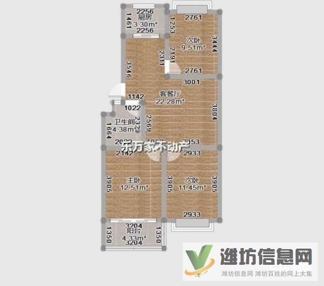 一樓帶院98平方萬達(dá)近恒泰園多層一樓帶院子三室出稅