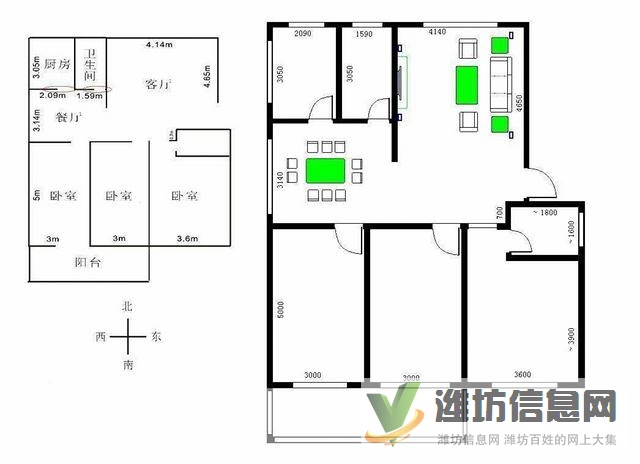 商業(yè)村近 多層一樓三室朝陽(yáng) 單位房實(shí)際面積120平 急售可議