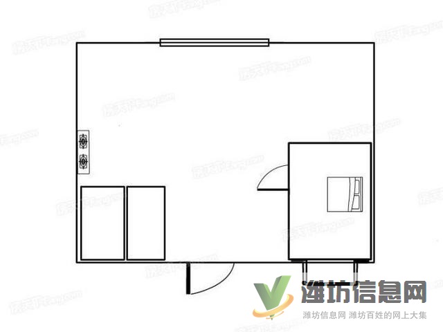 萬達 金都時代新城近 1室1廳1衛(wèi) 全套家具家電 拎包入住