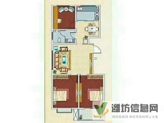 高鐵北站近蝶園 精裝三室 家具家電齊全 拎包入住