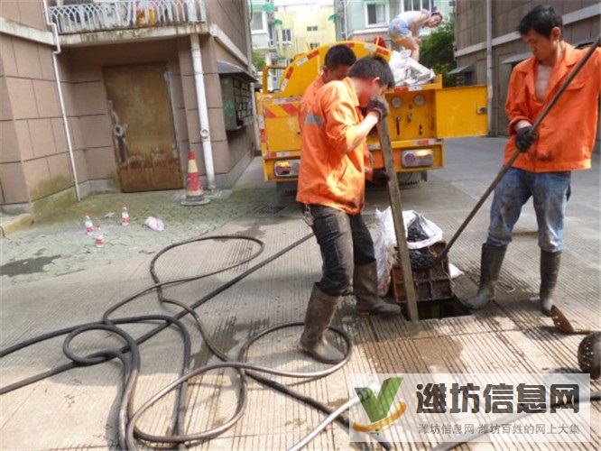 濰坊管道疏通高壓清洗管道下水道抽化糞池